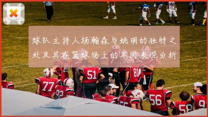 球队主持人杨瀚森与姚明的独特之处及其在篮球场上的不同表现分析